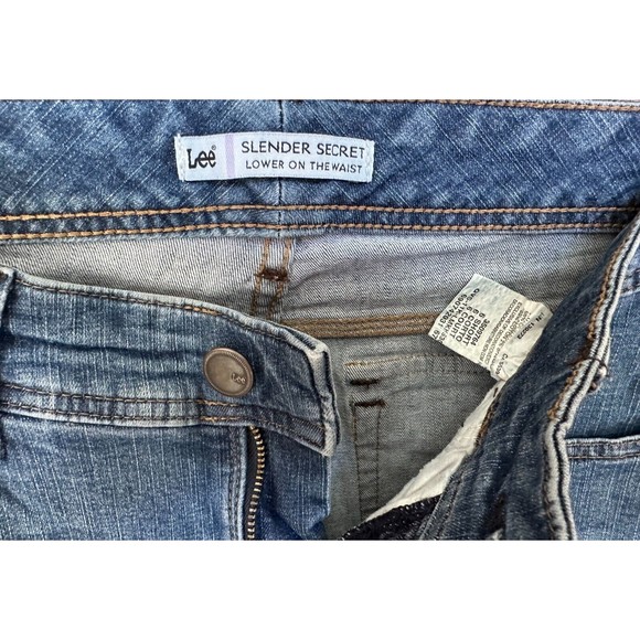Lee Women's Slender Secret Flap Pocket Straight Leg Jeans Size 6 - Picture 5 of 7